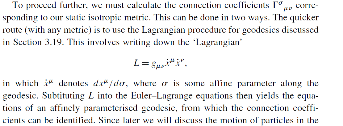 In This Context What Does Affine Parameter Mean Does It Represent Time Spatial Coordinates 1