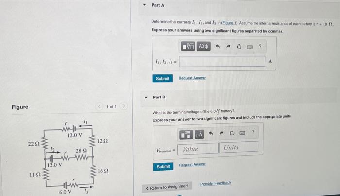 Figure 22 12 1192 12 0 V 28 2 Www 12 0 V W 6 0 V 1 Of 1 1252 1692 Part A Determine The Currents I Is And Is In Figure 1