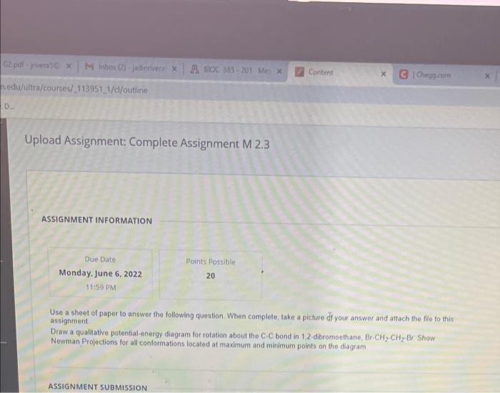 G2 Pdf Rivers5 X M Inbox 2 Jadinrivers X Abioc 385 201 Me X N Edu Ultra Courses 113951 1 Cl Outline D Upload Ass 1