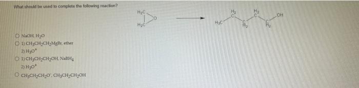 Which Best Describes The First Step Of The Mechanism Of The Reaction Below 1 Ether 2 H O H C Ch Mgbr Ch Ch Mgbr A 2