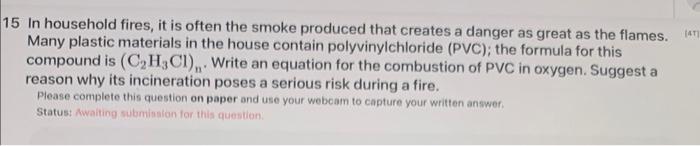 14 Name The Type Of Reaction And Then Fill In The Missing Reagent Reactant Or Product Where The Question Mark Is Ple 2