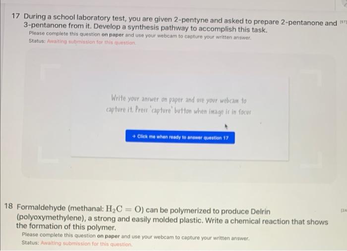 14 Name The Type Of Reaction And Then Fill In The Missing Reagent Reactant Or Product Where The Question Mark Is Ple 4