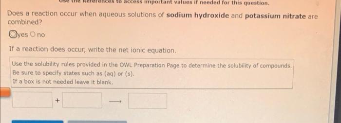 Write The Balanced Net Ionic Equation For The Precipitation Of Lead Ii Hydroxide From Aqueous Solution Include States 2