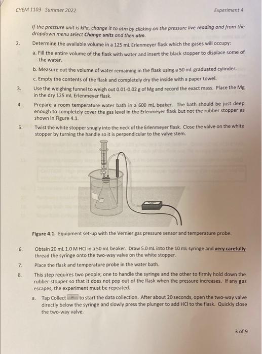 Molar Volume And Density Of Gases Additional Review Material Relevant Sections In The Text Chemistry For Engineering St 3