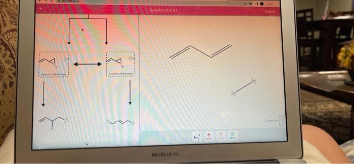 C Question 30 Of 37 Macbook Air 2ww Br 1 Equiv Br Draw Major Product Br Draw Intermediate Esc 2 Br 80 3 2