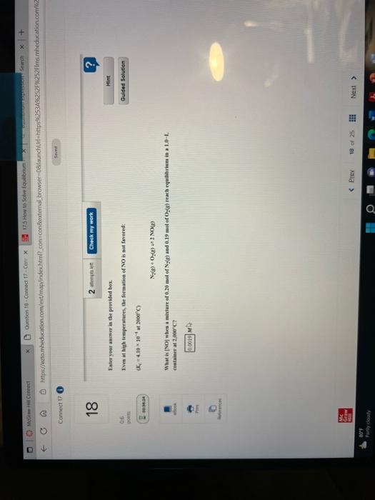 0 G Mcconnect 3 Connect 17 18 06 Po 00 36 24 Book P Mc Graw Hill Bof Partly Cloudy C Question 18 Connect 17 Conr X Https 1