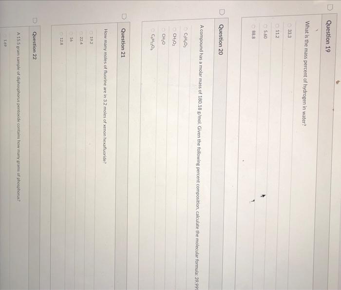 Enji U U Question 16 What Is The Correct Value For Avogadro S Number N 6 022 X 10 3 06 023 X 1022 6 022 X 1023 6 022 X 2