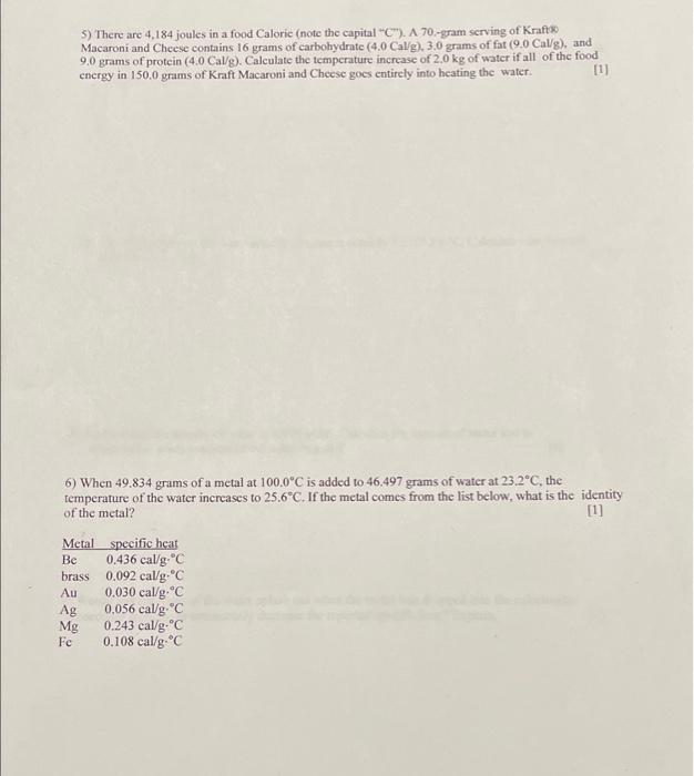 Introduction Lab 9 Calorimetry Part 2 30 Points Most Physical Processes And Chemical Reactions Cither Release Or Abs 10