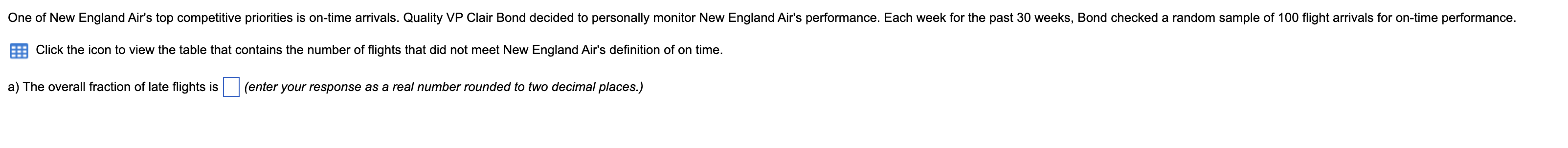 One Of New England Air S Top Competitive Priorities Is On Time Arrivals Quality Vp Clair Bond Decided To Personally Mon 1