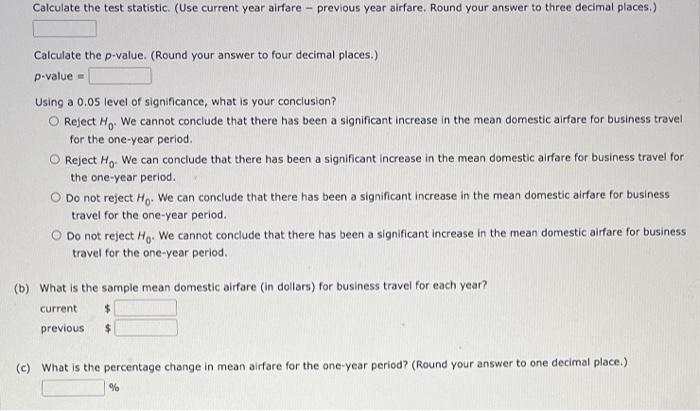 You May Need To Use The Appropriate Technology To Answer This Question A Travel Association Reported The Domestic Airfa 2