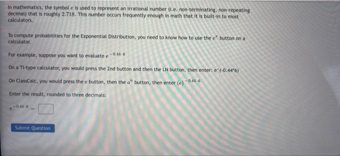 In Mathematics The Symbole Is Used To Represent An Irrational Number 1 E Non Terminating Non Repeating Decimal That 1