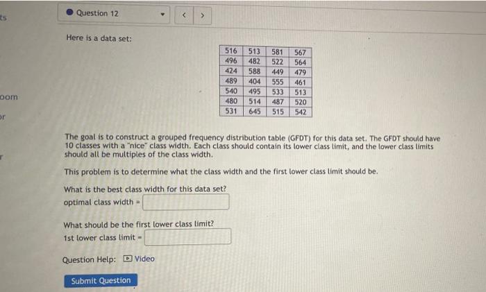 Zoom Tor Tor The Data Below Are The Number Of Students In Each Age Group Number Of Students 4 Ages 15 18 19 22 23 26 27 5