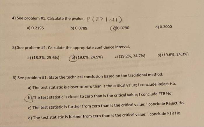 7 See Problems 2 6 Above Did You Prove The Population Standard Deviation Of Diet A To Be 6 07 A In Failing To Rejec 3