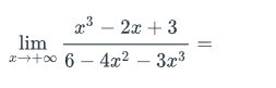 X 2x 3 Lim X 64x 3x 1