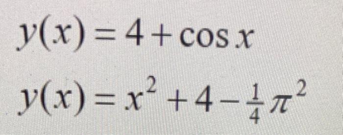 Y X 4 Cos X Y X X 4 17 1
