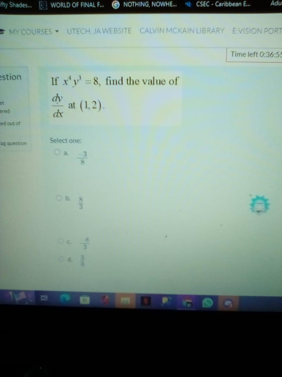 Ifty Shades World Of Final F Nothing Nowhe Estion My Courses Utech Ja Website Calvin Mckain Library Evision 1