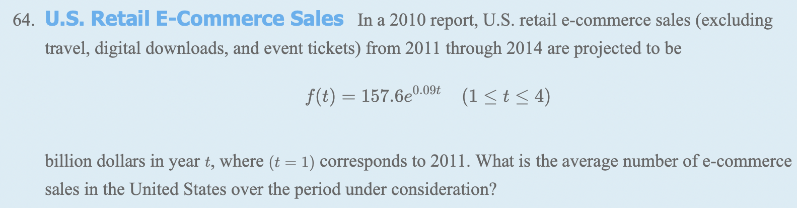 64 U S Retail E Commerce Sales In A 2010 Report U S Retail E Commerce Sales Excluding Travel Digital Downloads An 1