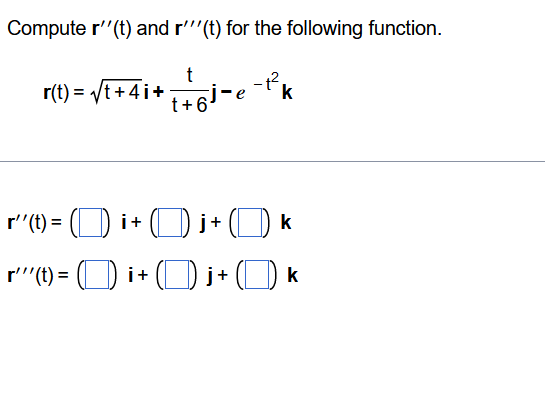 Compute R T And R T For The Following Function T R T T 41 6 E K R T I O I O J R T 1