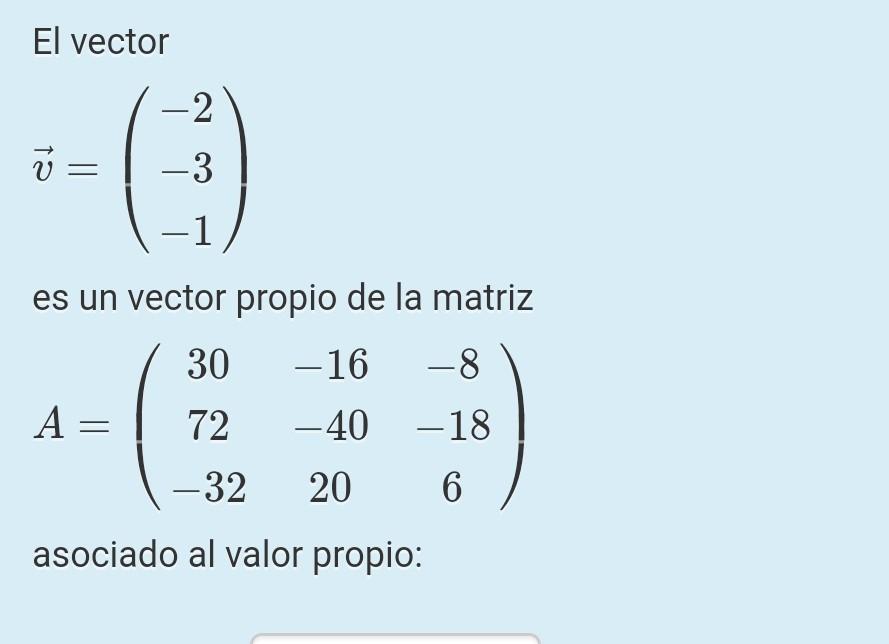 The Vector Is An Eigenvector Of The Matrix Associated With The Eigenvalue 1
