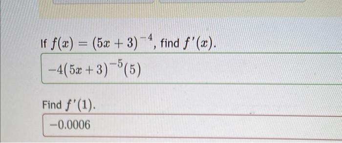 If F X 4x Sin X Cos X Find F X F 5 If F X 5x 3 4 Find F X 4 5ae 3 5 5 Find F 1 0 0006 2