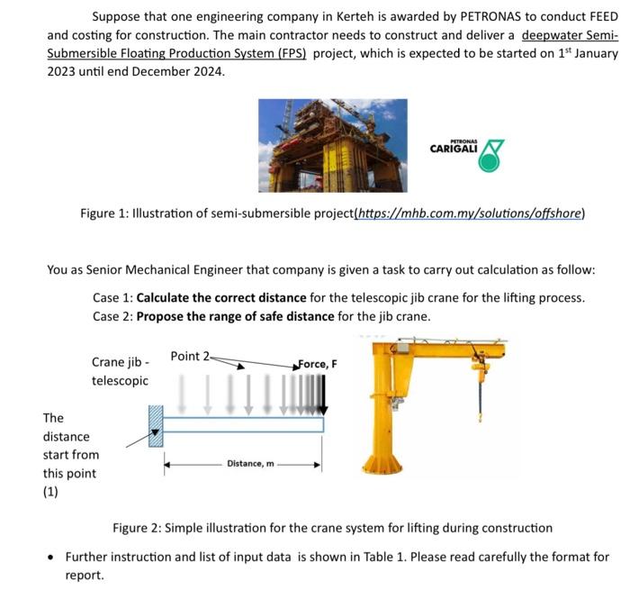 Suppose That One Engineering Company In Kerteh Is Awarded By Petronas To Conduct Feed And Costing For Construction The 1