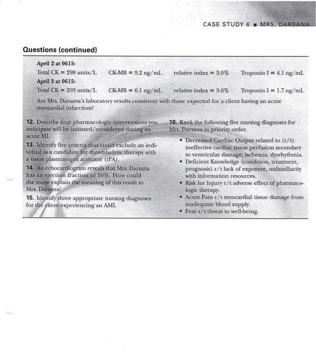 Client Profile Case Study Mrs Darsana Was Sitting At A Family Cookout At Approximately 2 00 P M When She Experienced W 2