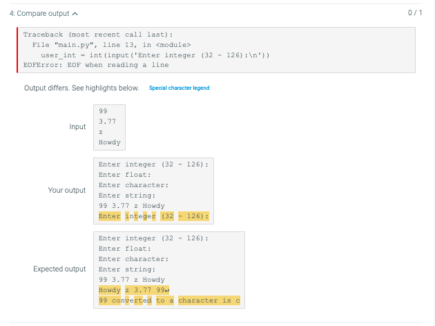 What S Wrong With My Code Python Fixme 1 Finish Reading Other Items Into Variables Then Output The Four Values On 3