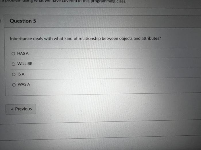 Olve A Problem Using What We Have Covered In This Programming Class Question 1 What Feature Makes An Array A Ragged Ar 5