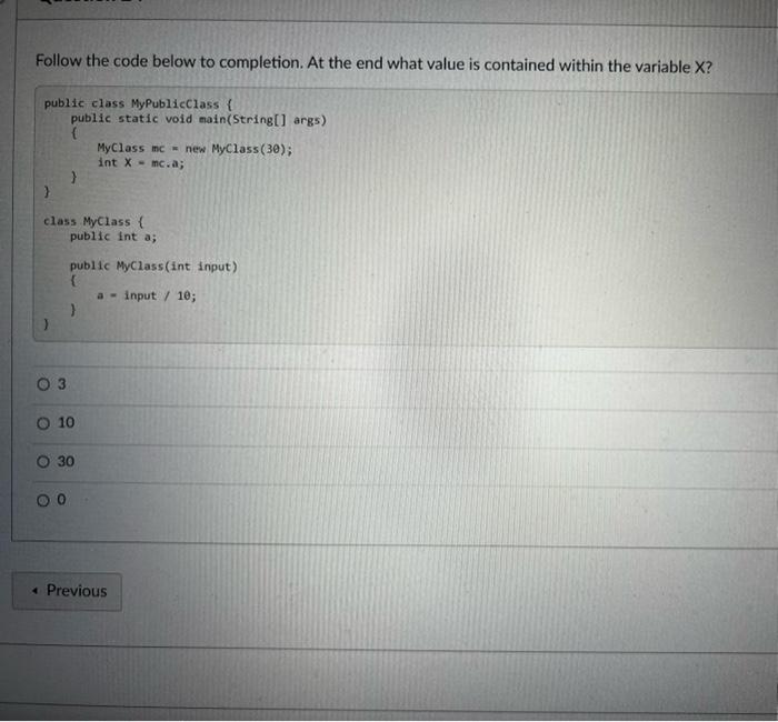 Question 11 An Ordered Arrangement Of Data Within One Variable Is Known As O An Object O A Variable O An Orderly Tes 11
