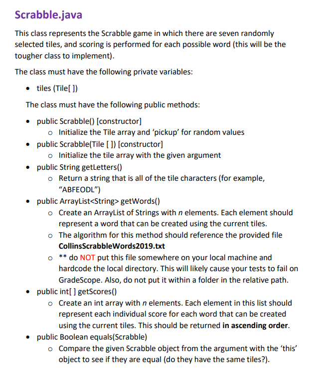 Java Problem Please Read The Instructions Carefully To Make Sure That All Conditions Are Met I Ve Finished The Codes 2