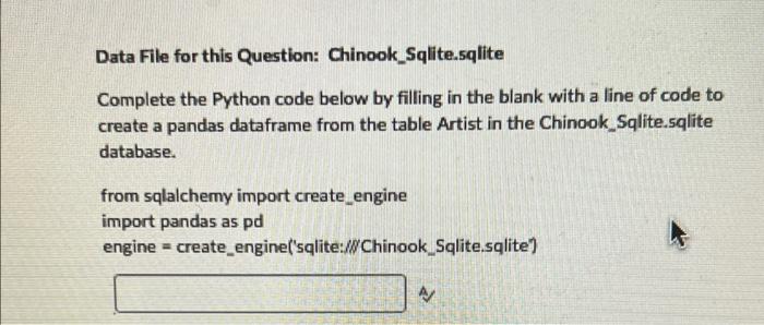 Data File For This Question Churndata Sas7bdat Fill In The Blank Below With The Correct Python Code To Read In The Sas 2