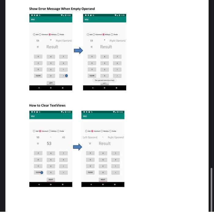 Part 1 Change Operator 20 In This Exam You Will Be Asked To Write A Calculator Program The Layout Of The Calculato 3