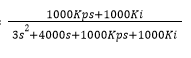 We Obtained The Transfer Function For A Pi Controller With Unity Feedback To Be As Follows How Would We Be Able To Comp 1
