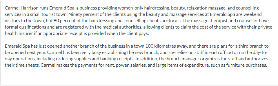 Carmel Harrison Runs Emerald Spa A Business Providing Women Only Hairdressing Beauty Relaxation Massage And Counsell 1