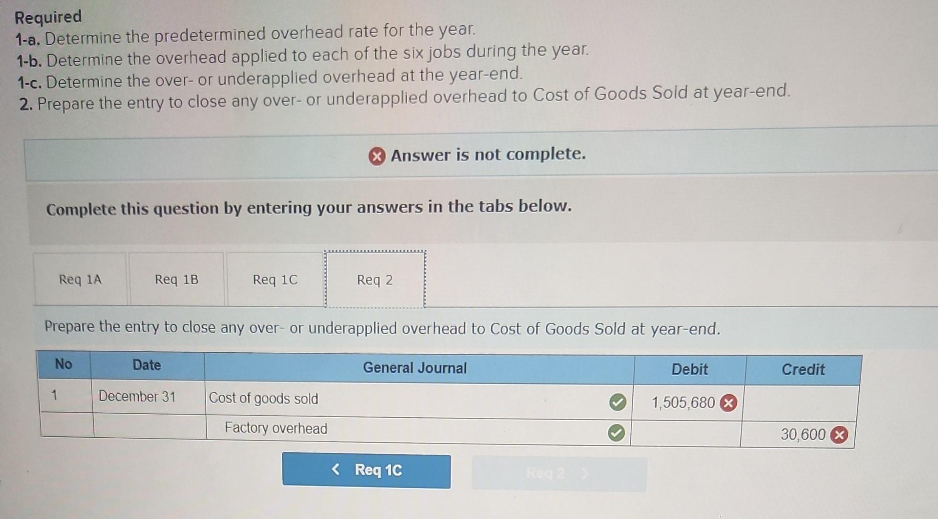 At The Beginning Of The Year Learer Company S Manager Estimated Total Direct Labor Cost To Be 2 500 000 The Manager A 3