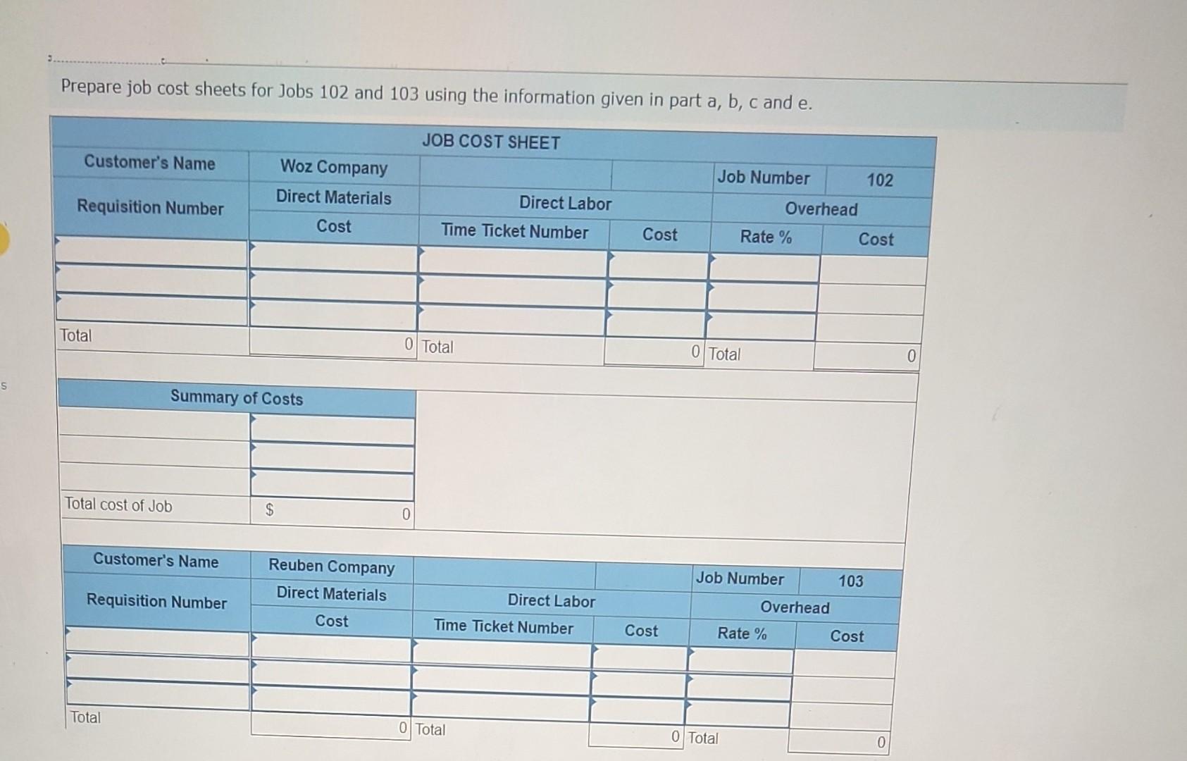 At The Beginning Of The Year Learer Company S Manager Estimated Total Direct Labor Cost To Be 2 500 000 The Manager A 6
