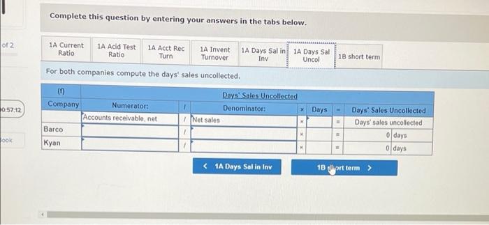 Required Information The Following Information Applies To The Questions Displayed Below Summary Information From The F 7