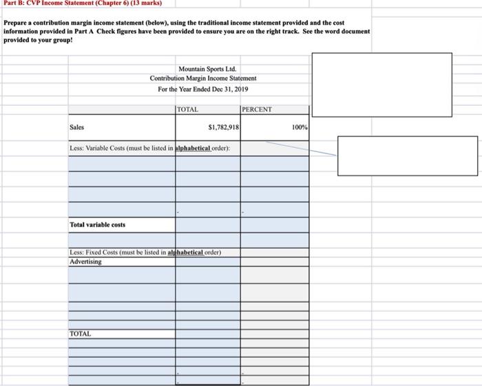 Question 1 Cost Classifications Cvp Income Statement Analysis 27 Marks Note From Kelly The Junior Accountant Hi 2