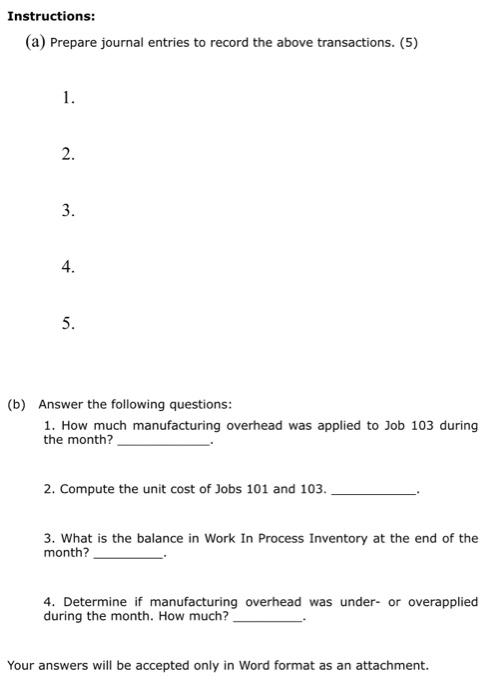 Watson Manufacturing Company Employs A Job Order Cost Accounting System And Keeps Perpetual Inventory Records The Follo 2