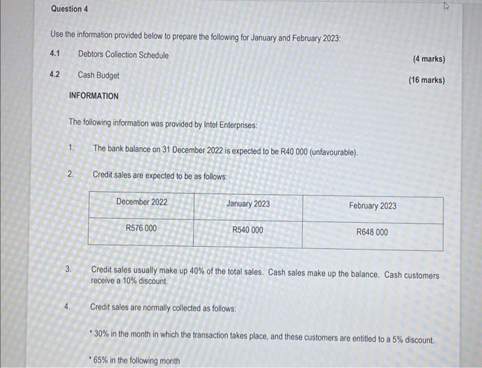 Section A Answer All The Questions In This Section Question 1 Use The Information Provided To Answer The Questions 1 1 7