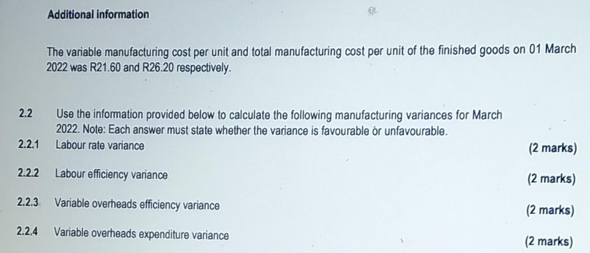 Question 2 Answer The Questions From The Information Provided 2 1 Use The Information Given Below To Prepare The Income 3