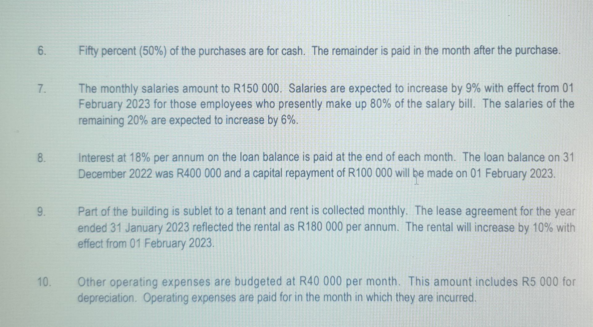 Question 4 Use The Information Provided Below To Prepare The Following For January And February 2023 Debtors Collection 3