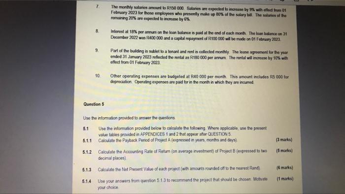 Question 4 Use The Information Provided Below To Prepare The Following For January And February 2023 4 1 Deblors Collect 3
