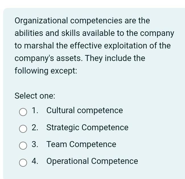 There Are Various Objectives Of Competitive Intelligence Indicate Which Of The Following Is Not An Objective Of Competi 4