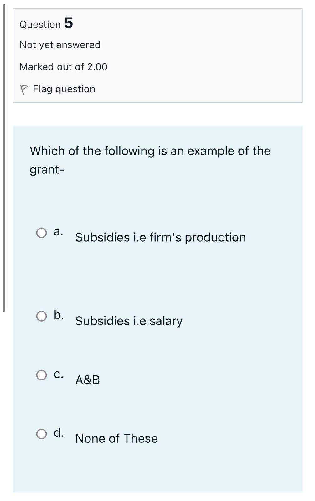 Choose The Correct Answer Without Explanation 1