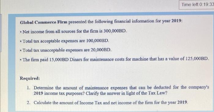 Question 4 Not Yet Answered Marked Out Of 10 00 P Flag Question Global Commerce Firm Presented The Following Financial I 2