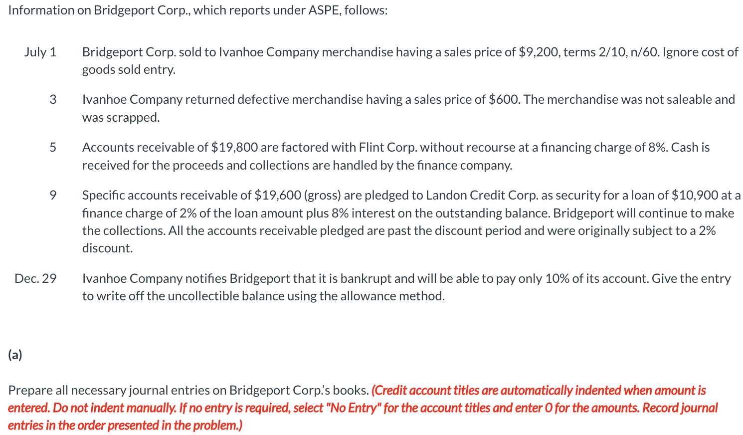 Information On Bridgeport Corp Which Reports Under Aspe Follows July 1 A 3 5 9 Dec 29 Bridgeport Corp Sold To Iv 1