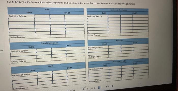 Problem 3 9a Algo Complete The Full Accounting Cycle Lo3 3 3 4 3 5 3 6 3 7 The Following Information Applies To 2
