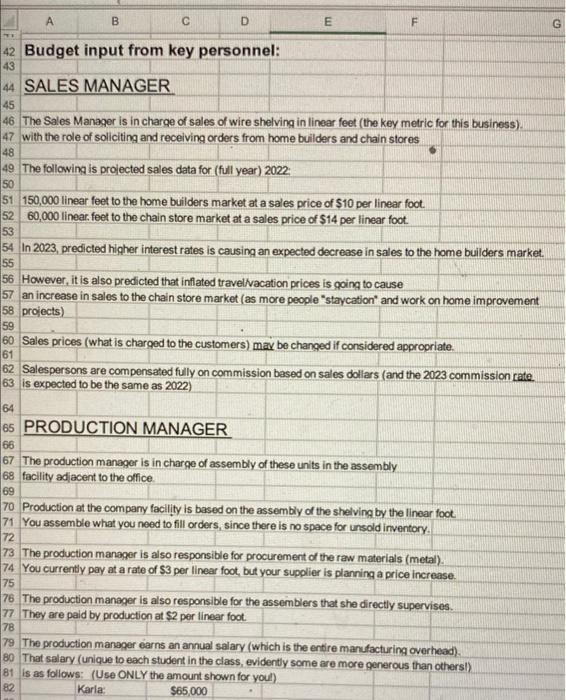 Project 1 Master Budget 4 5 The Real World This Company Is Based In The Northwest Suburbs Of Chicago Scenario 6 Your 2