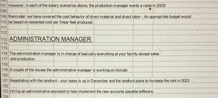 Project 1 Master Budget 4 5 The Real World This Company Is Based In The Northwest Suburbs Of Chicago Scenario 6 Your 3